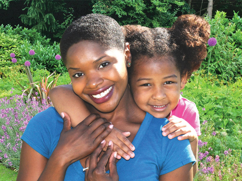 mother and daughter