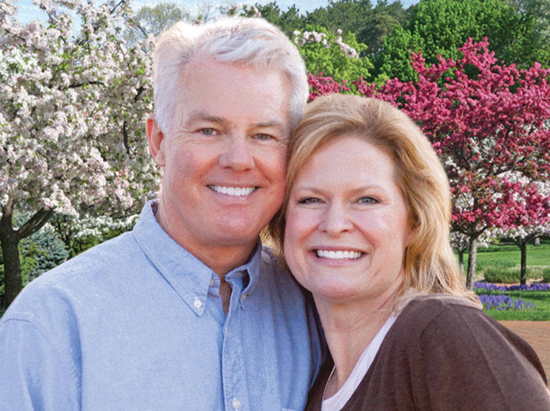 smiling couple